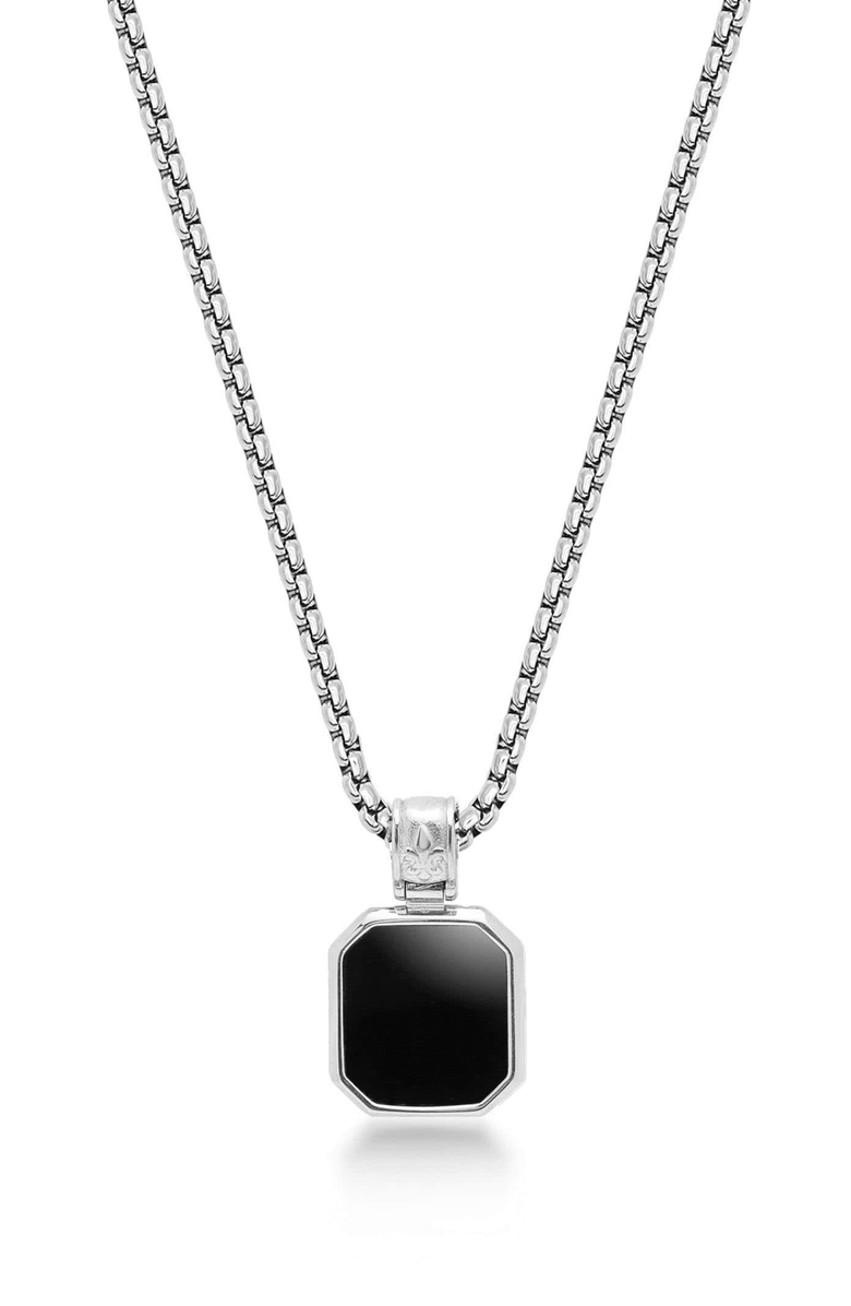 Nialaya Square Pendant Necklace, Main, color, 