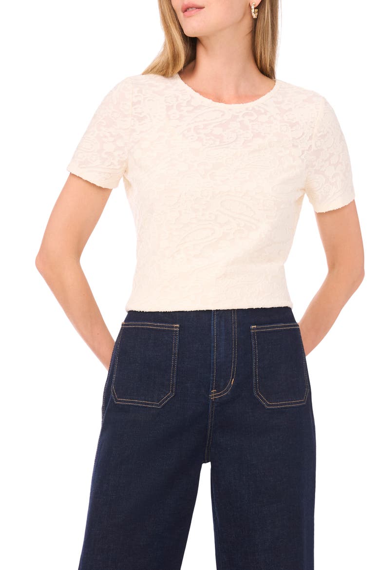 Tapestry Knit Top, Main, color, BIRCH
