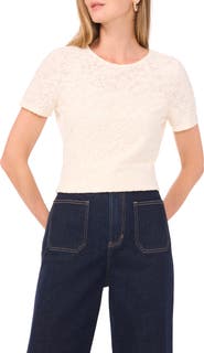 Vince Camuto Tapestry Knit Top