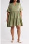 Short Sleeve Tiered Babydoll Dress