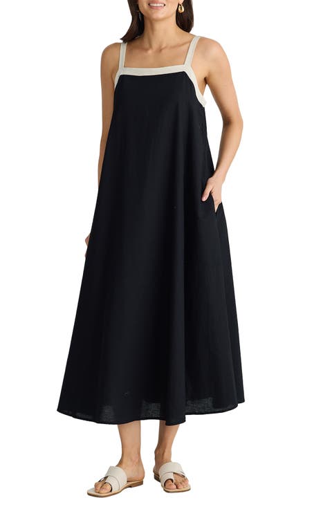 Erica Linen Blend Sleeveless Dress