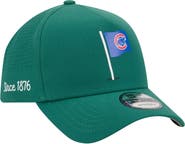 New Era Men's New Era  Green Chicago Cubs Pin Seeker 9FORTY A-Frame Adjustable Hat