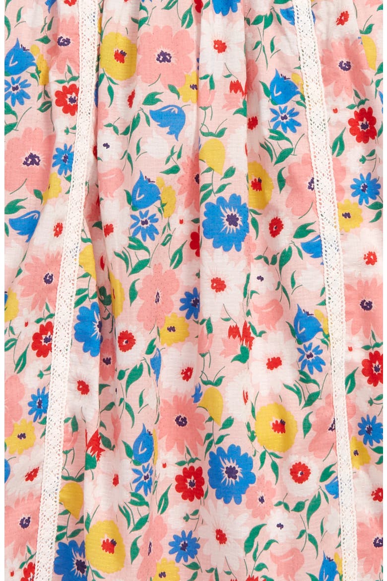 Kids' Floral Print Long Sleeve Dress, Alternate, color, BOTO PINK PAINTERLY FLORAL
