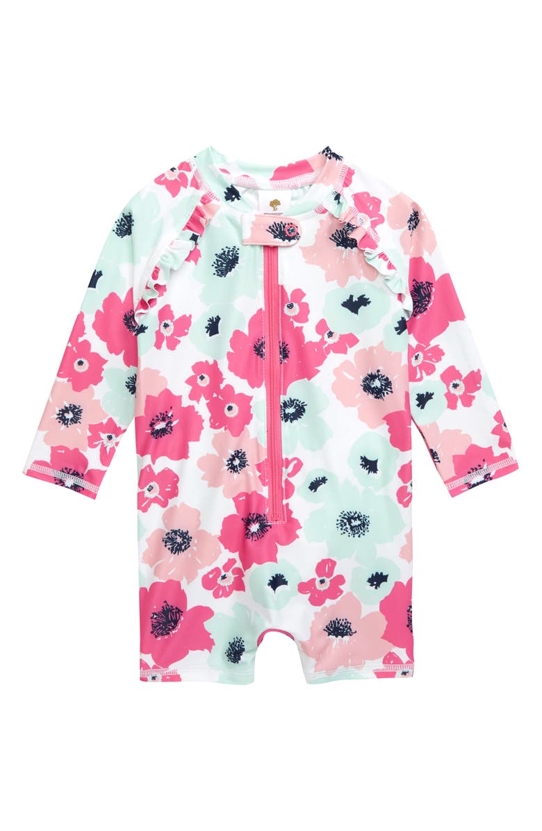 Tucker + Tate One-Piece Rashguard Swimsuit, Main, color,