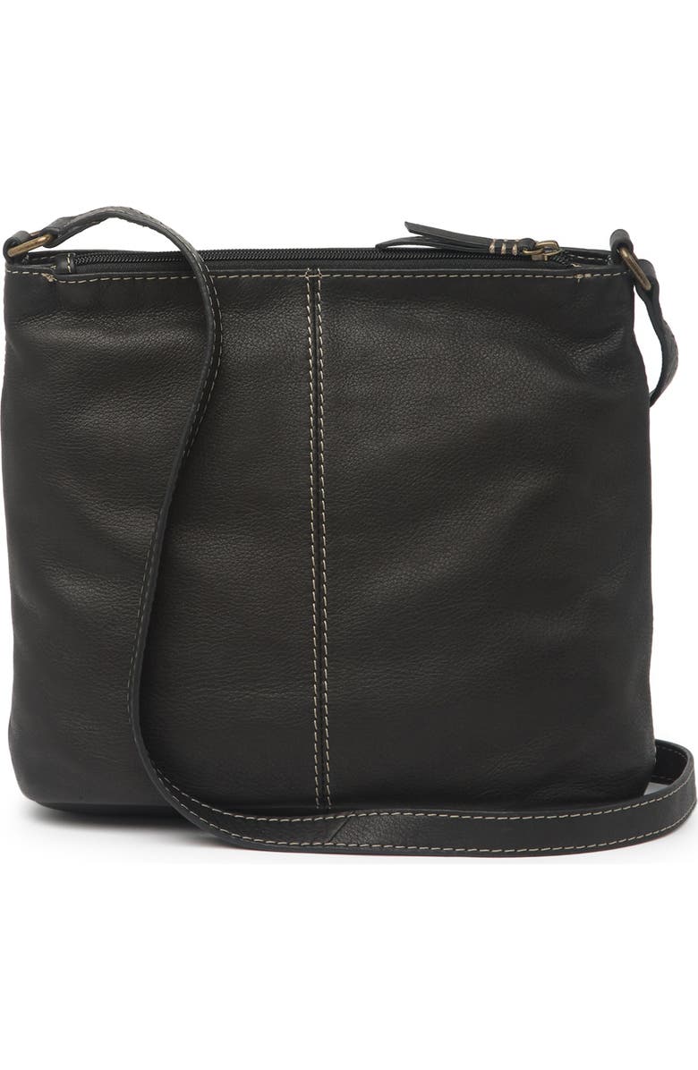 AMERICAN LEATHER CO. Hanover Double Entry Crossbody Bag, Alternate, color,