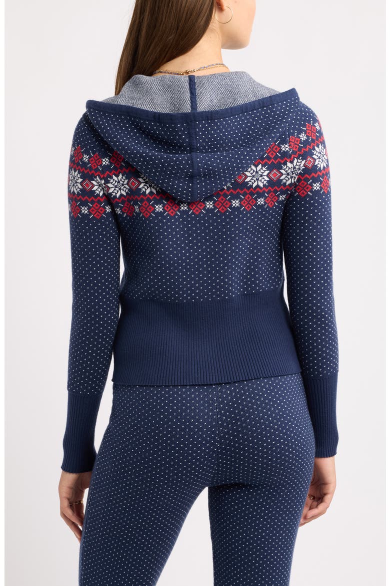 BP. Fair Isle Zip Hoodie (Women) | Nordstrom