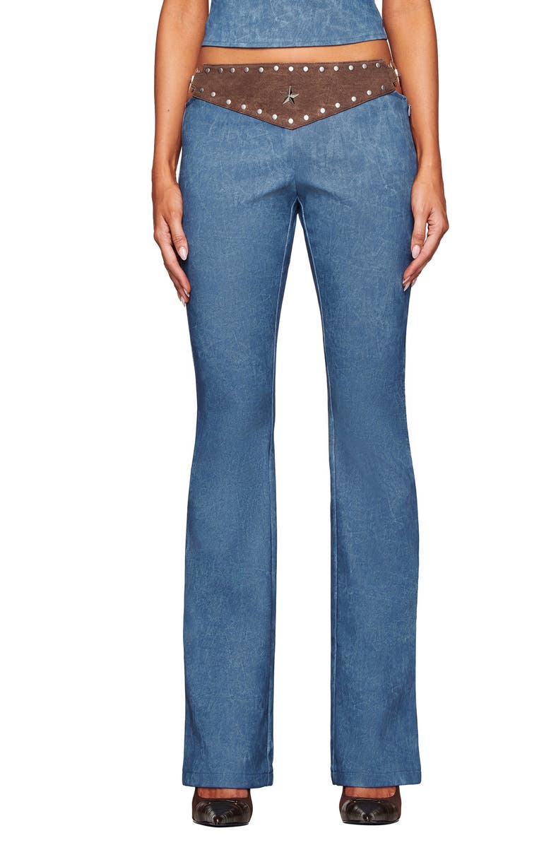 I.AM.GIA Kessa Faux Leather Bootcut Pants, Main, color, 