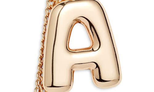 Chelsea28 Bubble Letter Bag Charm In Gold