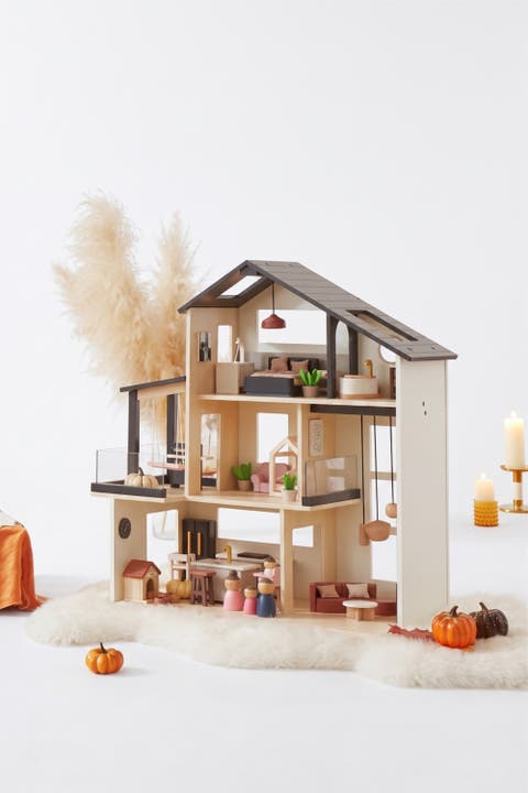 Sweetwood Edge Wooden Dollhouse for Kids