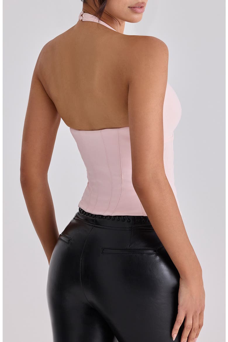 Lia Corset Halter Top, Alternate, color, PINK
