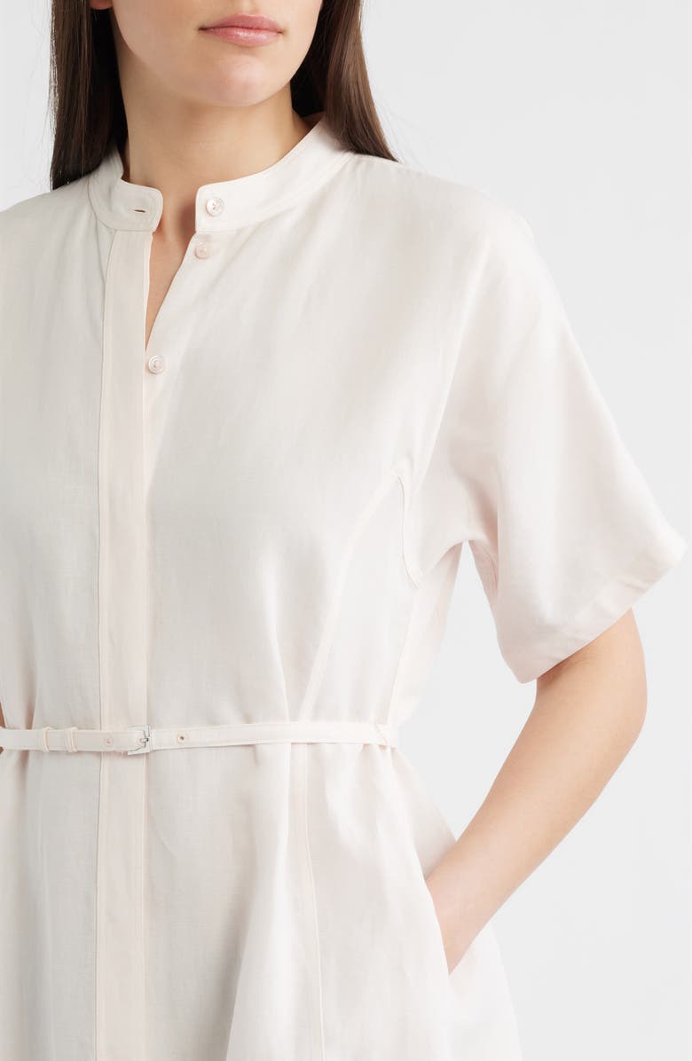 BOSS Dalina Belted Dress, Alternate, color, Ocean Rose