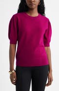 Caslon® Puff Sleeve Wool & Cashmere Sweater