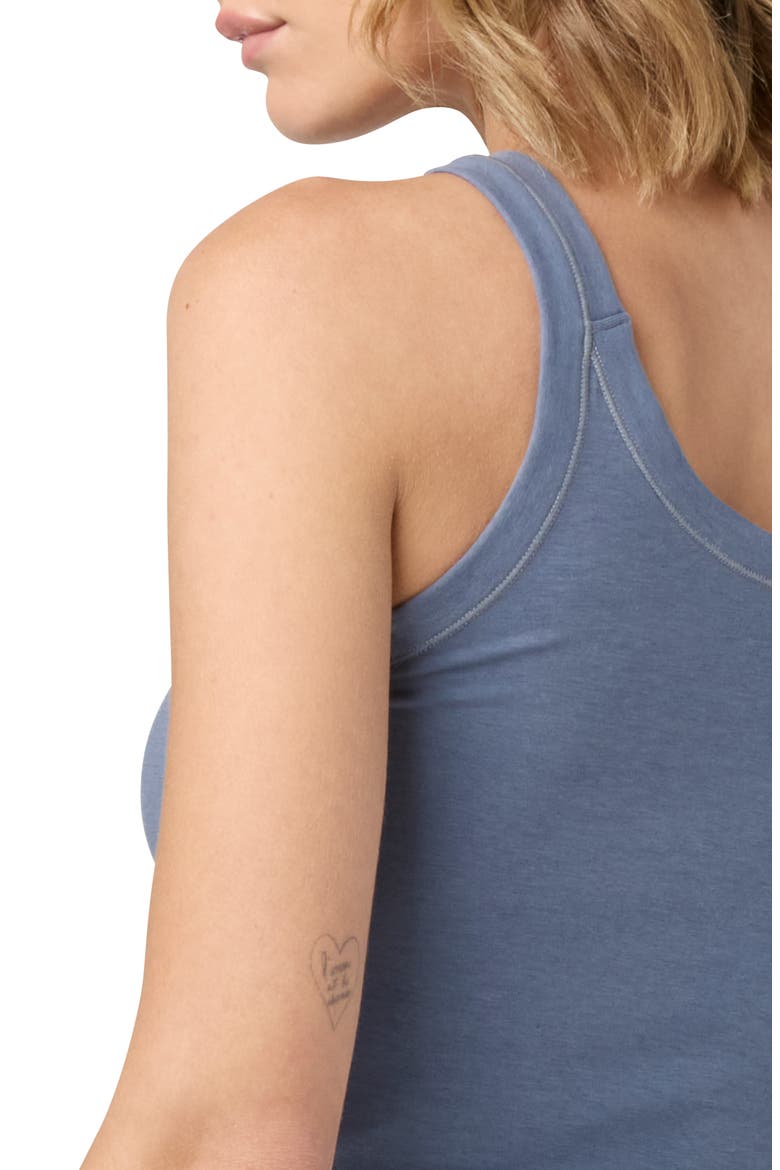 Stretch Cotton Camisole, Alternate, color, GRISAILLE