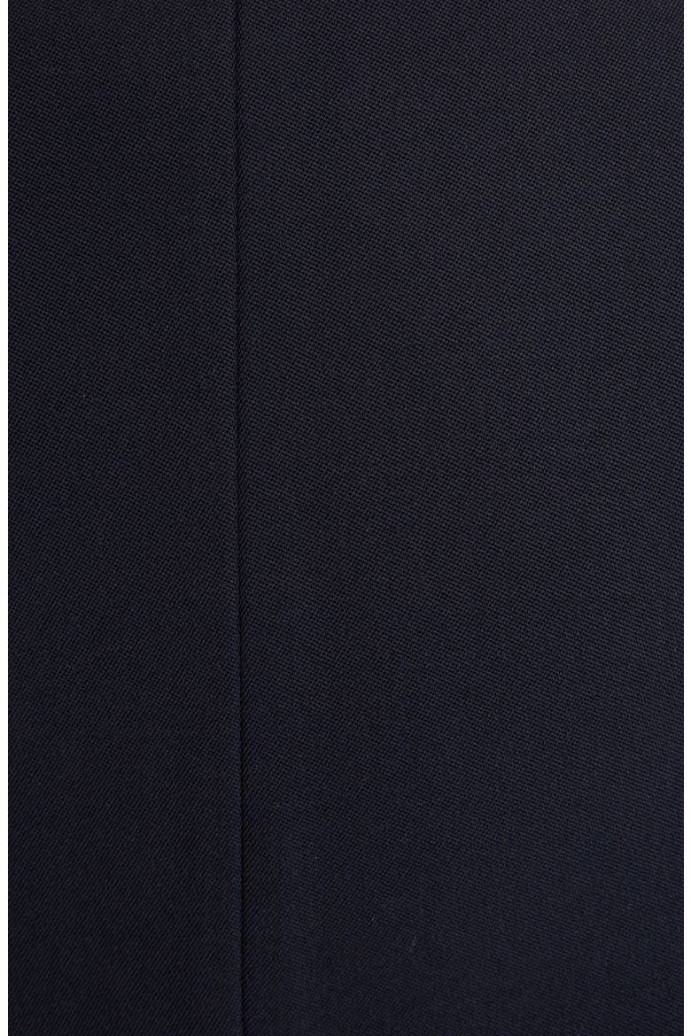 Charm Button Sleeveless Double Breasted Wool Jacket, Alternate, color, NAVY