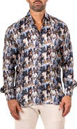 Maceoo Fibonacci Marthy Contemporary Fit Button-Up Shirt