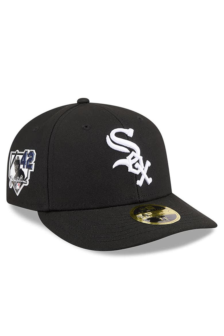 Men's New Era Black Chicago White Sox 2026 Jackie Robinson Day Low Profile 59FIFTY Fitted Hat, Main, color, Black