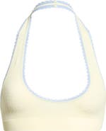 Free People Sweet Point Seamless Halter Bralette