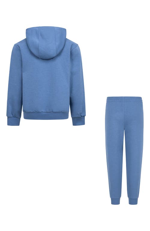 Nike Kids' Futura Wrap Hoodie & Pull-on Pants Set In Blue