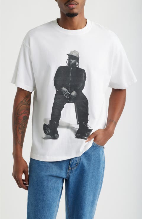 Oversize Pusha T My Name Is Graphic T-Shirt