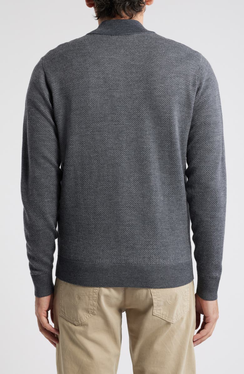 Peter Millar Crown Crafted Ashland Merino Wool Quarter Zip Sweater, Alternate, color,