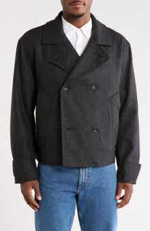 Eddy Double Breasted Wool Blend Coat