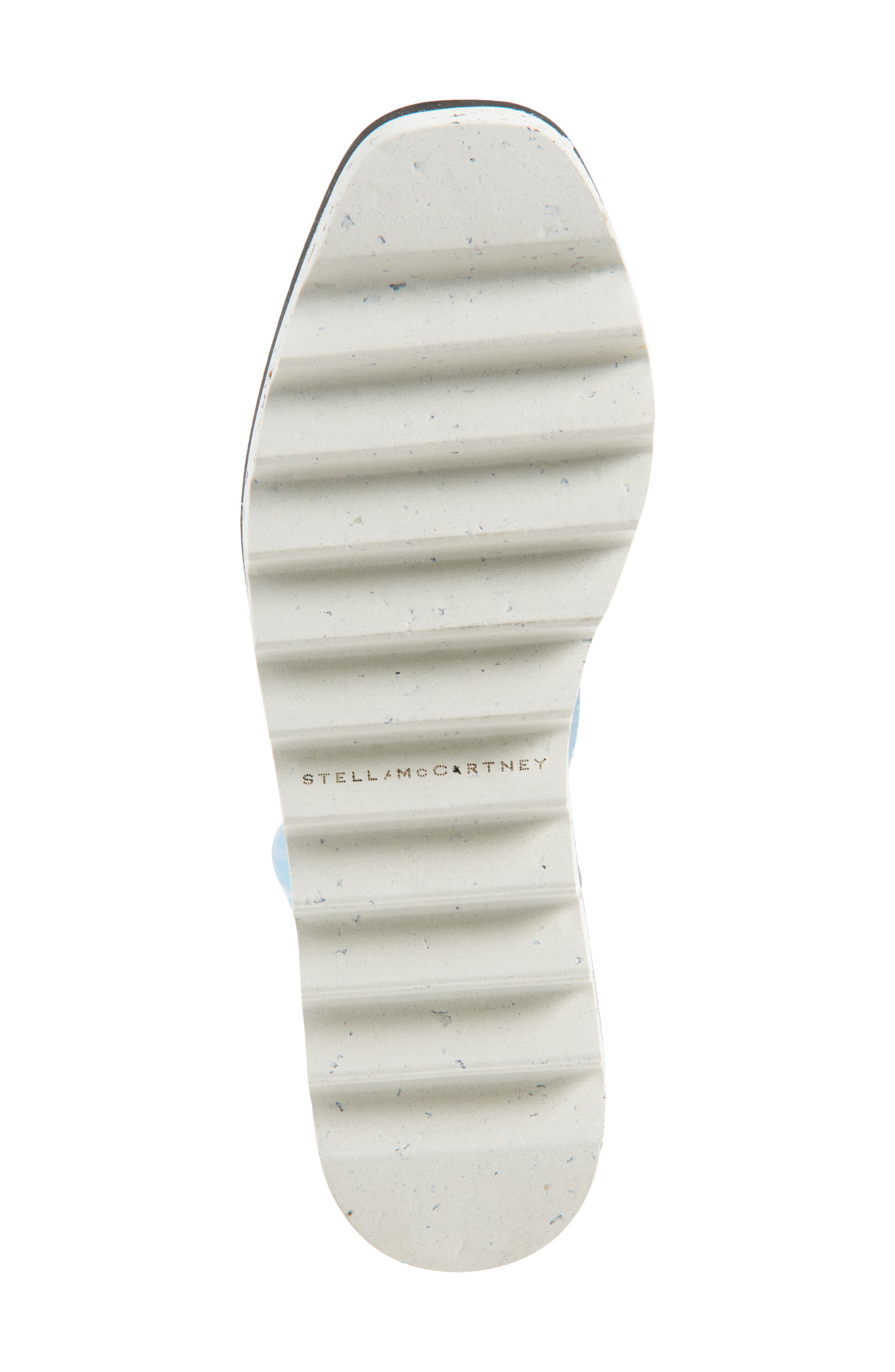 Stella McCartney Gaia Logo Strap Espadrille, Alternate, color, Powder Blue