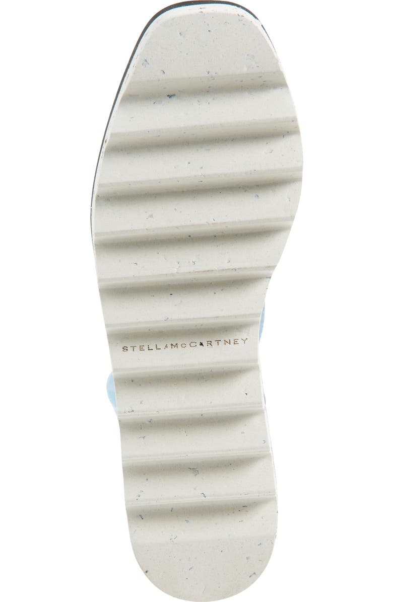 Stella McCartney Gaia Logo Strap Espadrille, Alternate, color, Powder Blue