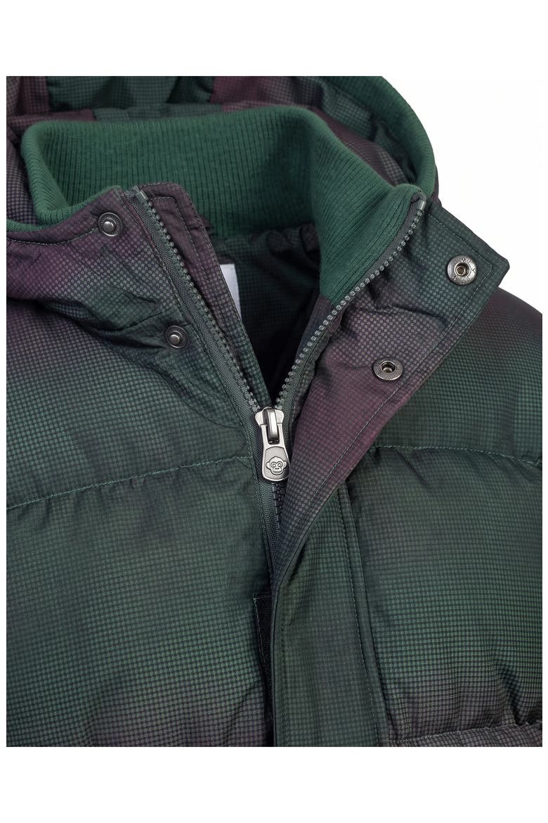 Kids' Down Puffy Coat, Alternate, color, HUNTER WAVE