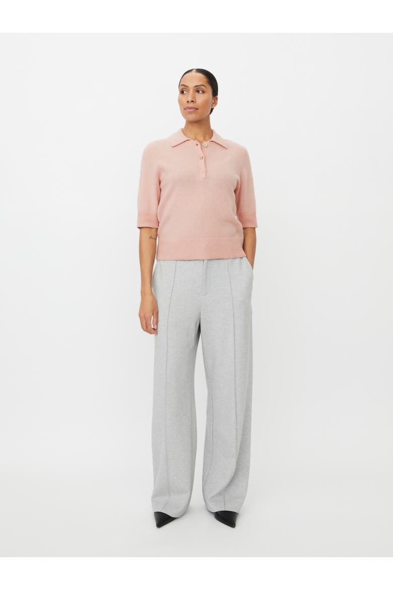 MaFynoria Knitted Polo Sweater, Alternate, color, Primrose