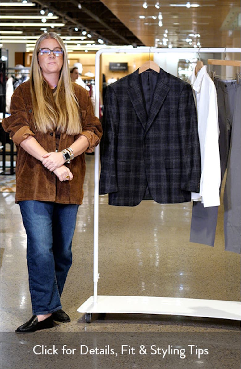 Siena Regular Fit Plaid Wool Sport Coat, sales video thumbnail