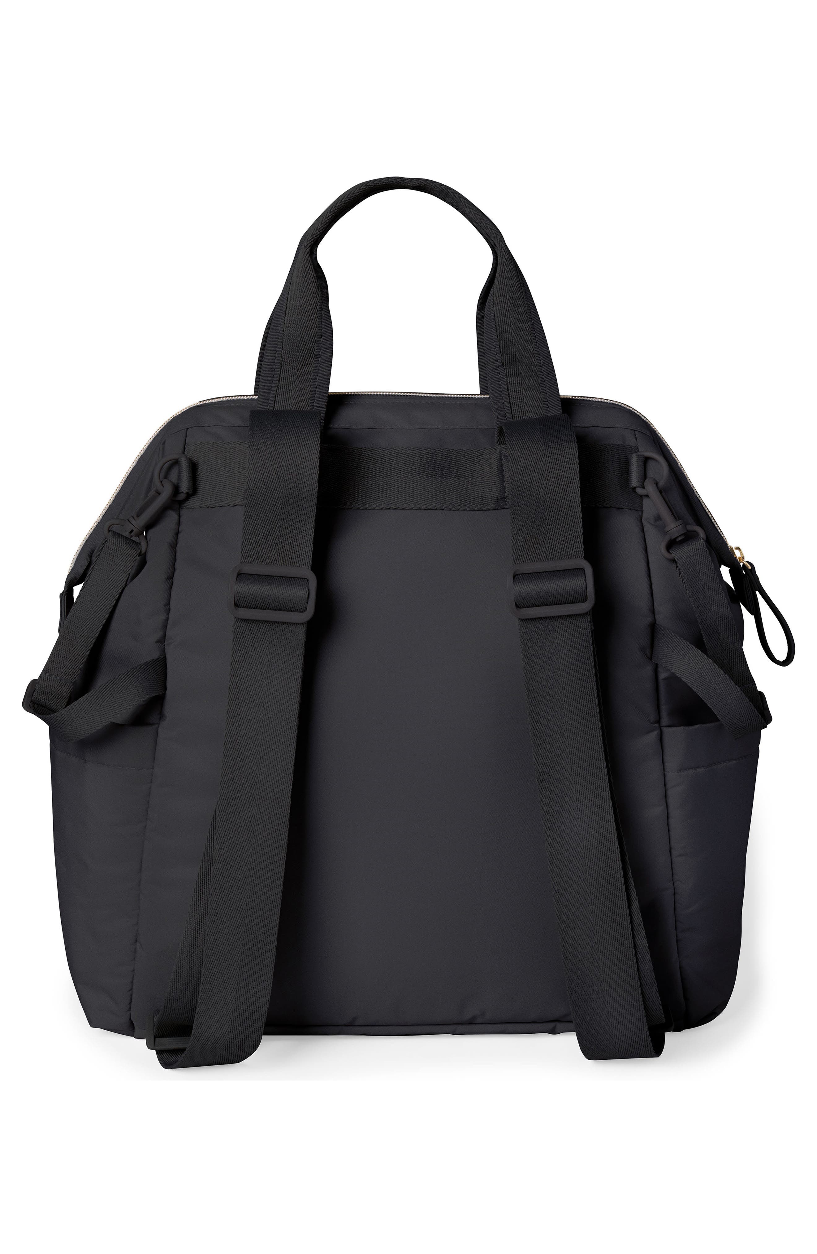 Skip Hop Mainframe Wide Open Diaper Backpack, Alternate, color, Black