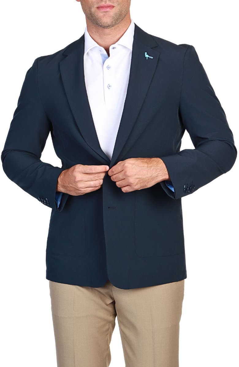 TailorByrd Unconstructed Travel Sport Coat, Alternate, color, Navy