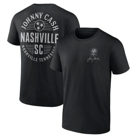 Men's Fanatics Branded Black Nashville SC Johnny Cash Oval T-Shirt