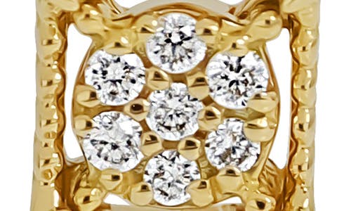 Bony Levy Icon 18k Yellow Gold Pavé Diamond Square Stud Earrings In 18k Yellow Gold