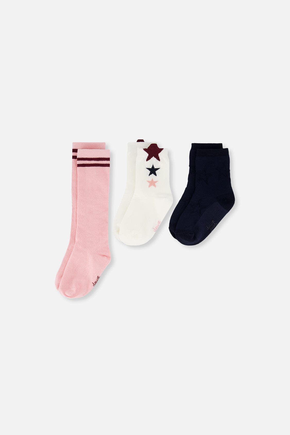 selected Pale Dusty Pink and Navy