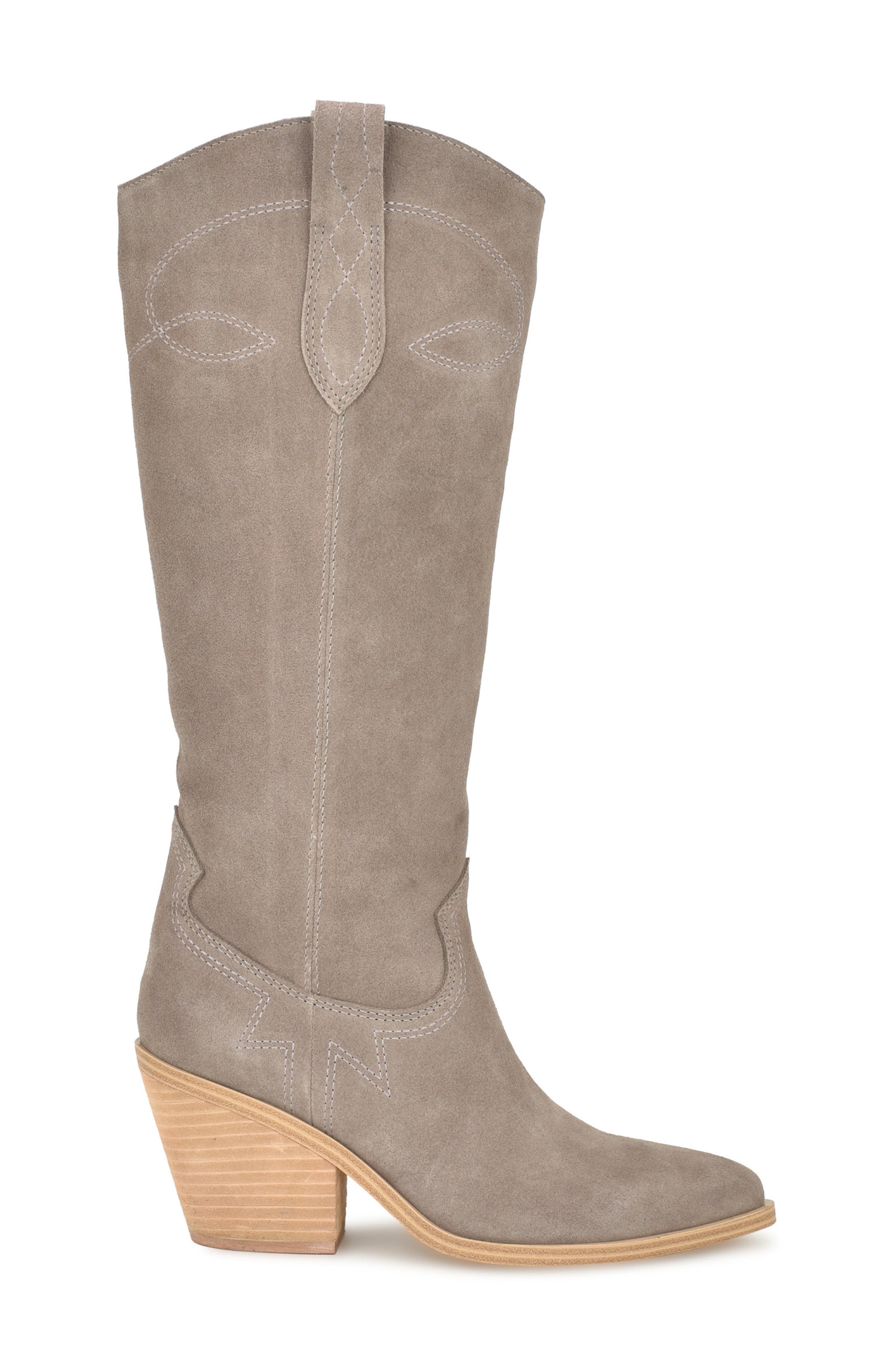 Nine West Smash Knee High Boot, Alternate, color, Taupe