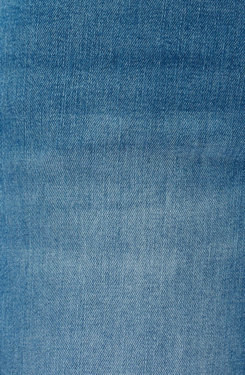 Bayeas Cuffed Wide Leg Jeans, Alternate, color, Medium Blue