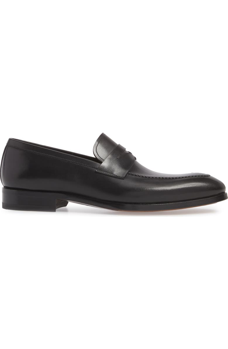 Magnanni Rolly Apron Toe Penny Loafer, Alternate, color,