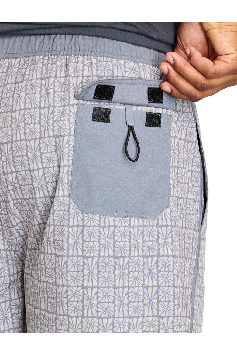 Big & Tall Cabana Board Shorts, Alternate, color, HEATHER GREY