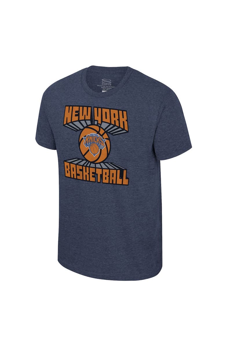 Stadium Essentials Unisex Stadium Essentials  Navy New York Knicks Club Time Tri-Blend T-Shirt, Alternate, color, Navy