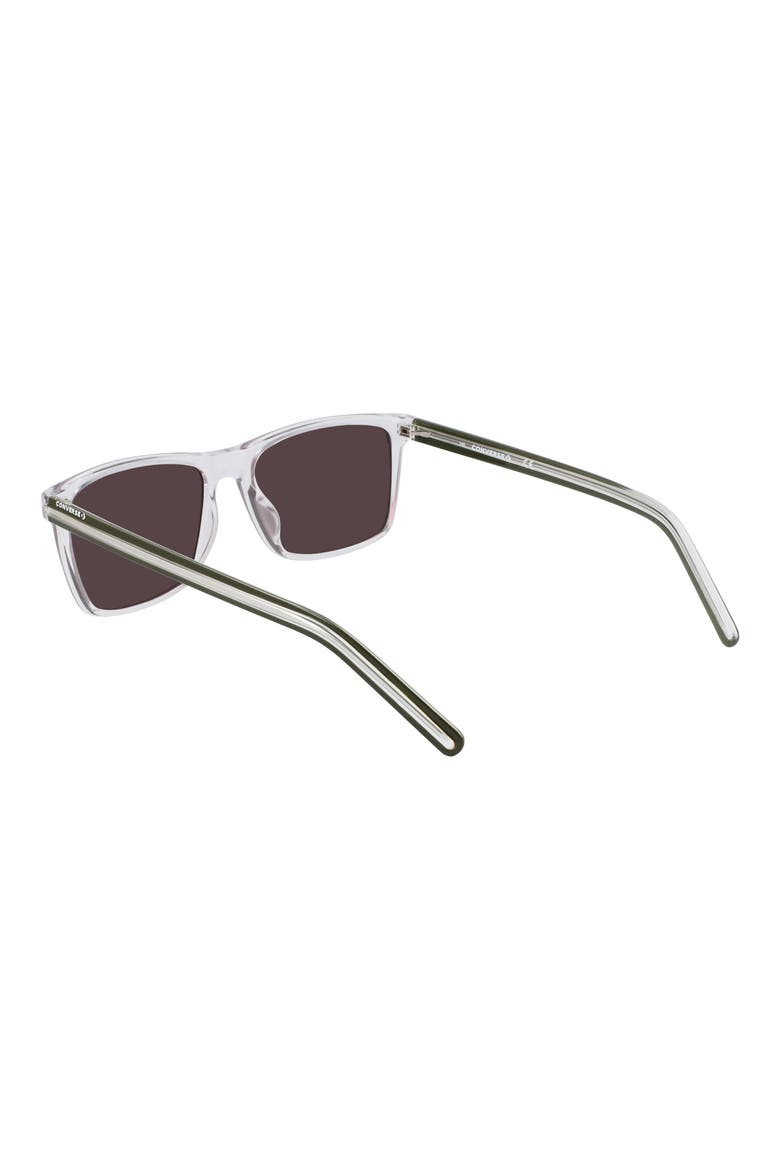 Kids' Chuck 52mm Rectangular Sunglasses, Alternate, color, CRYSTAL CLEAR/WARM SMOKE