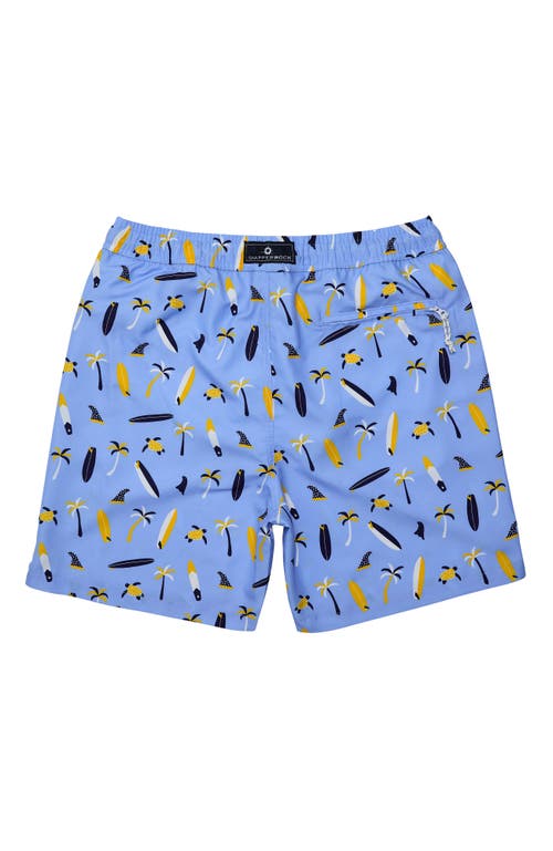 Snapper Rock Printed Swim Shorts In Blue