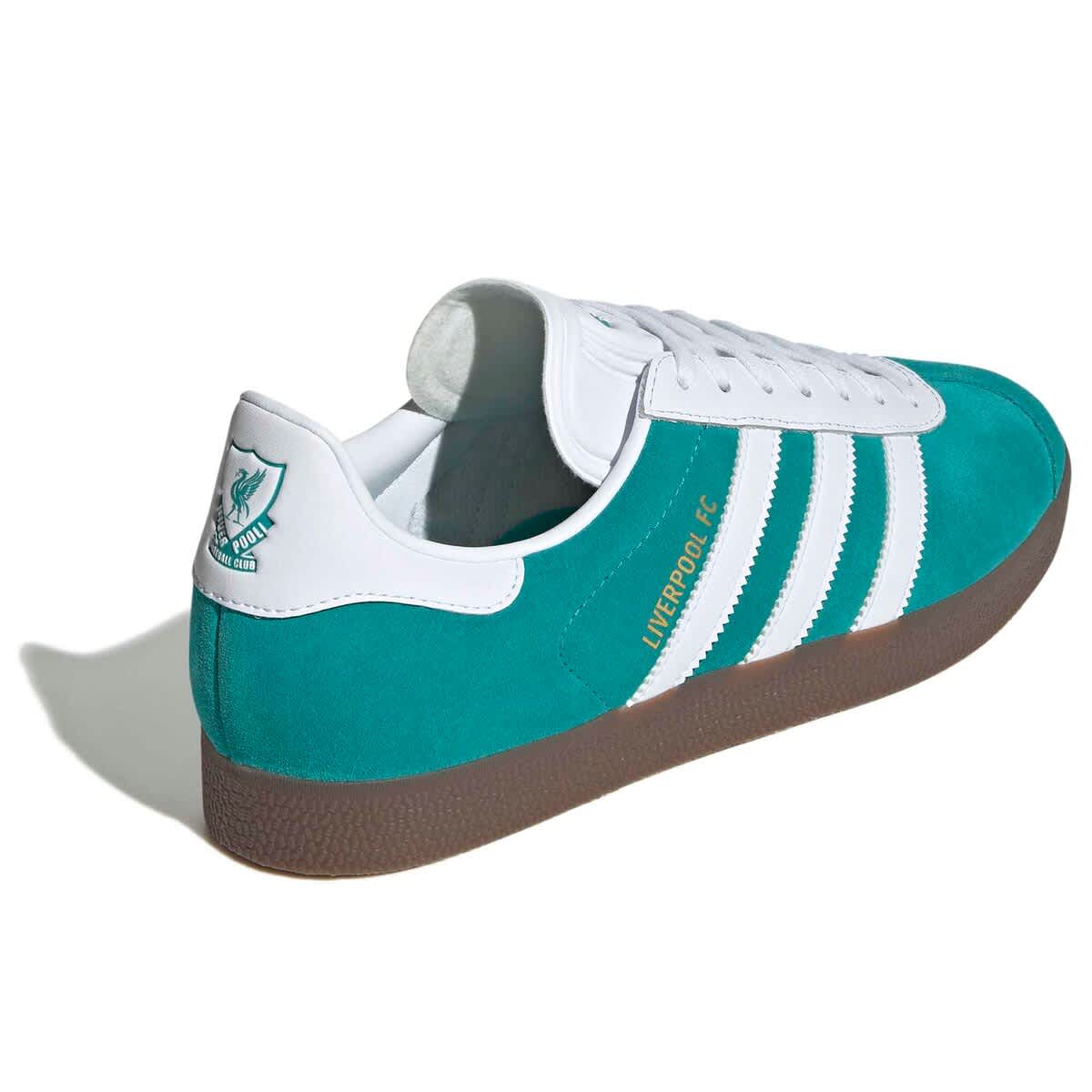adidas Men's adidas Green Liverpool Terrace Icons Gazelle Shoes, Alternate, color, 