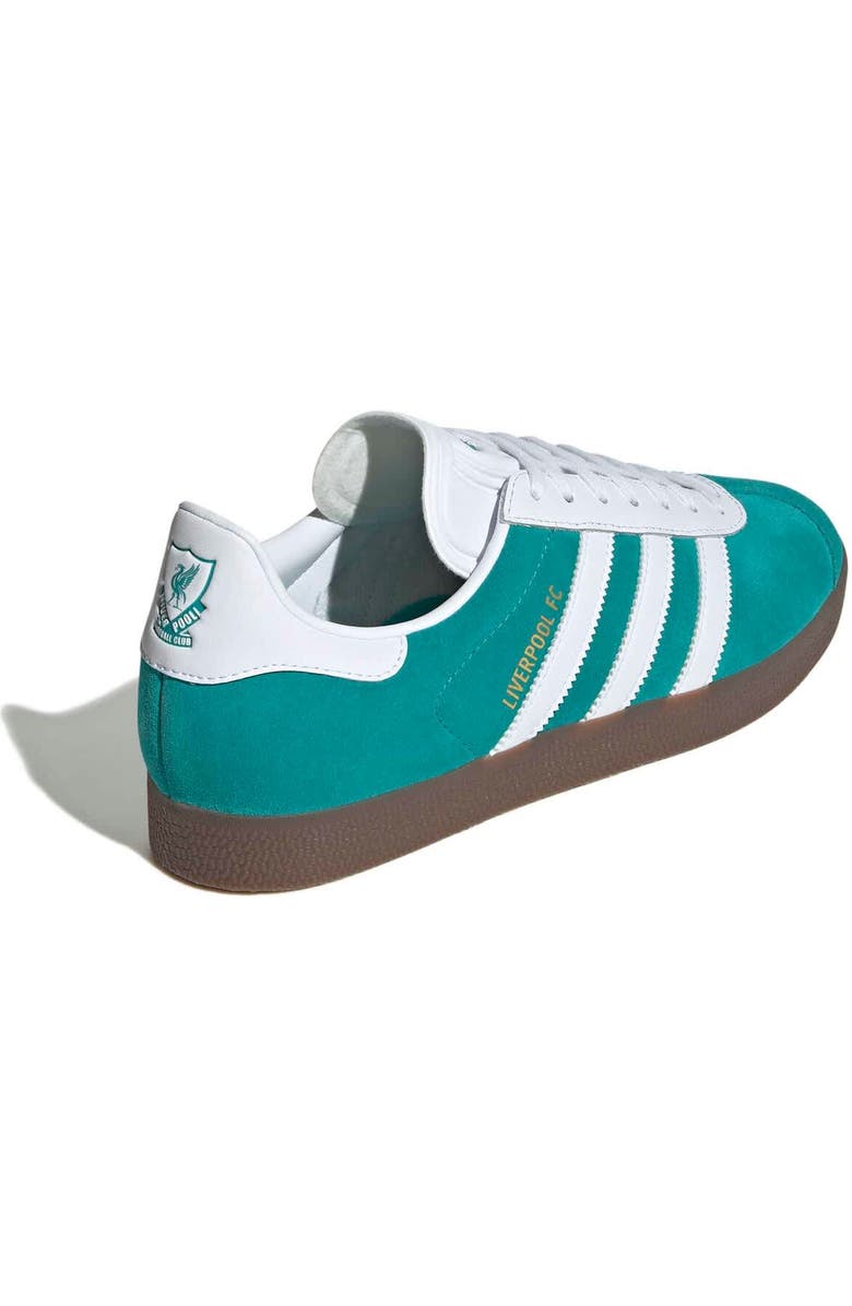 adidas Men's adidas Green Liverpool Terrace Icons Gazelle Shoes, Alternate, color,
