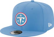 New Era Men's New Era Light Blue Tennessee Titans Primary Logo 9FIFTY Snapback Hat