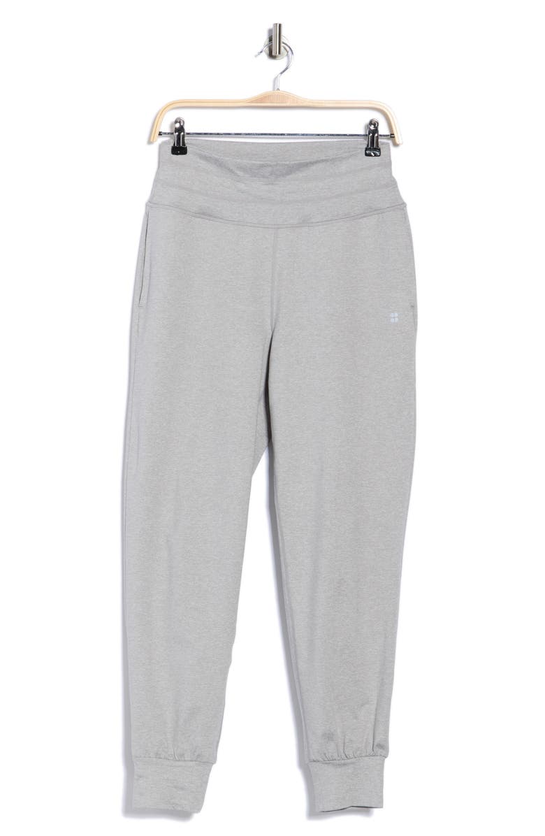 Sweaty Betty Gaia Long Pocket Joggers, Alternate, color, Light Grey