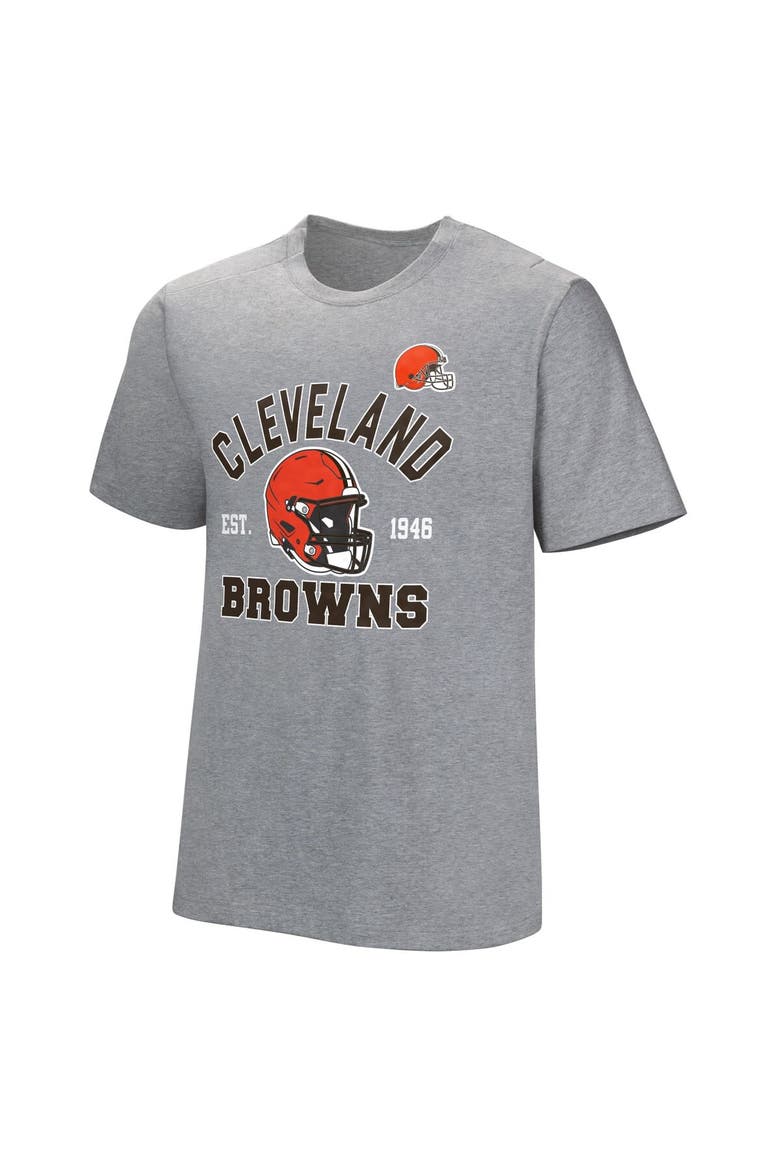 Men's  Gray Cleveland Browns Tackle Adaptive T-Shirt, Alternate, color, Gray