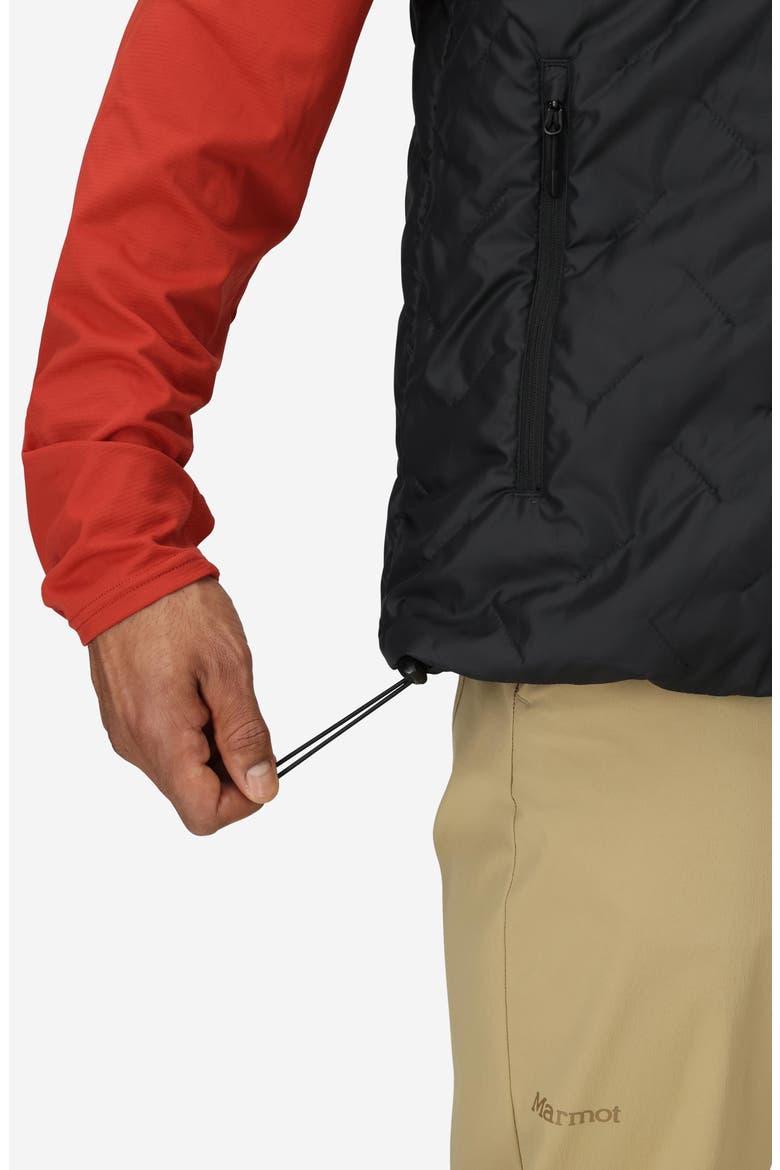 MonoQuilt Vest, Alternate, color, BLACK