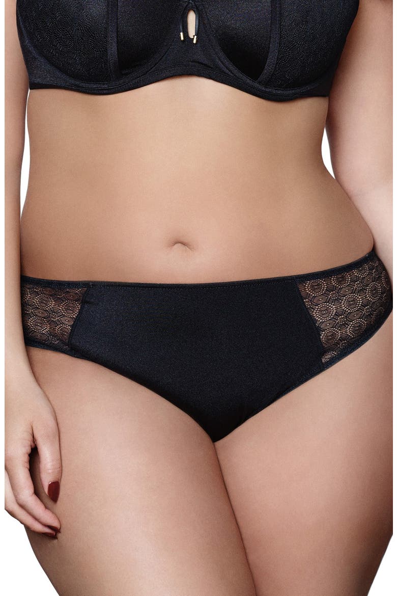 Lace Thong, Main, color, BLACK