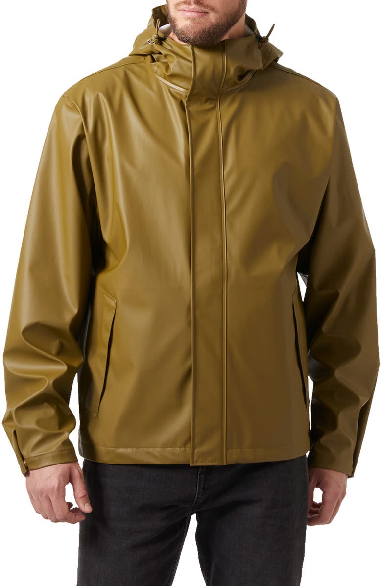 Helly Hansen Moss Waterproof Rain Jacket, Main, color, Sepia